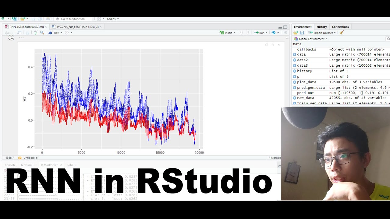 Recurrent Neural Network (RNN) in R | A Rstudio Tutorial on Keras and Tensorflow