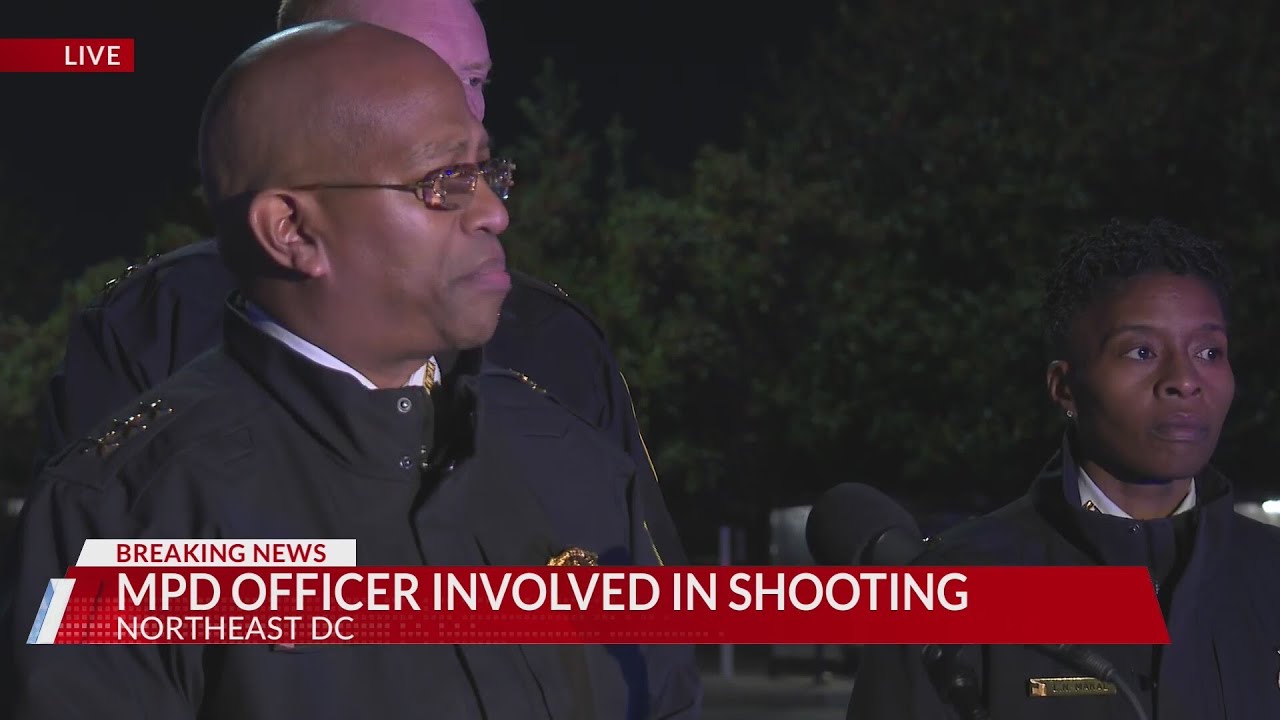 DC police give update after officer shoots, kills person
