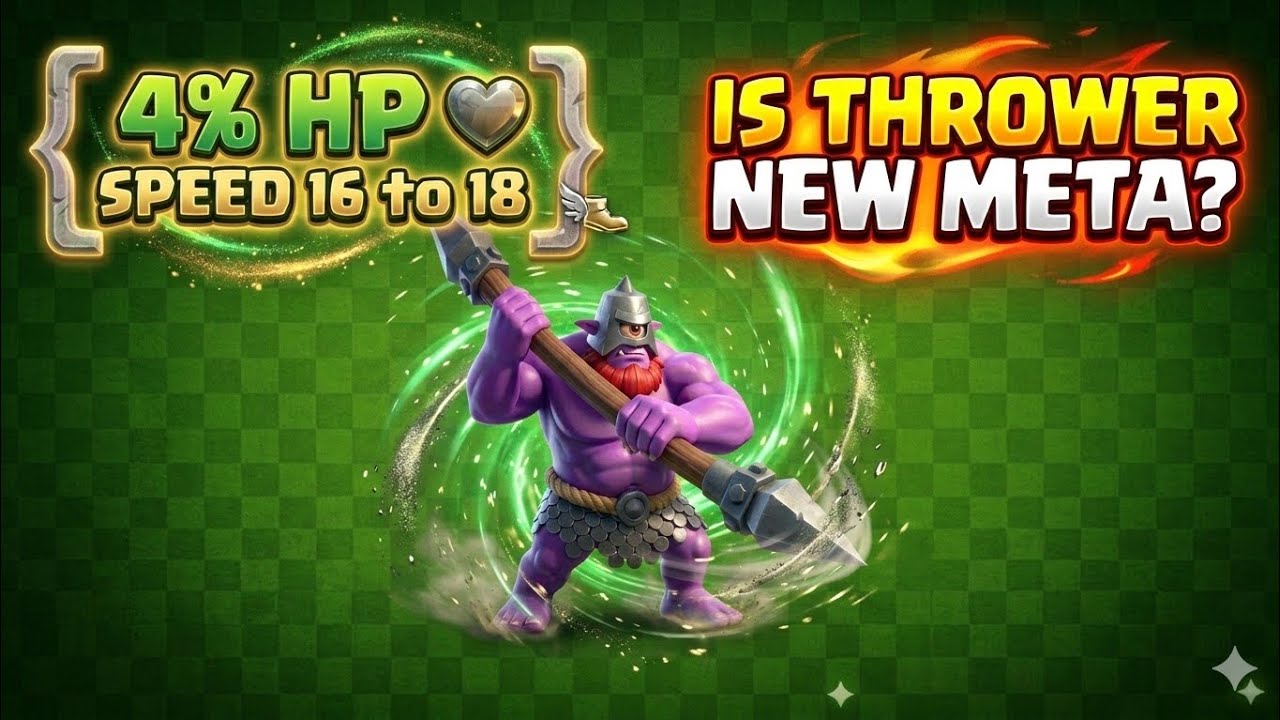 Thrower is throwing clash of clans attack strategies