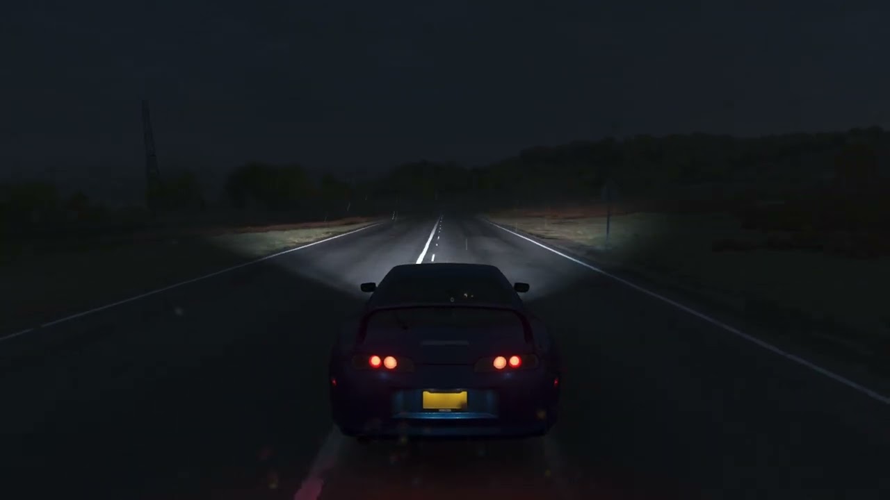 you can't outrun your feelings (night drive)