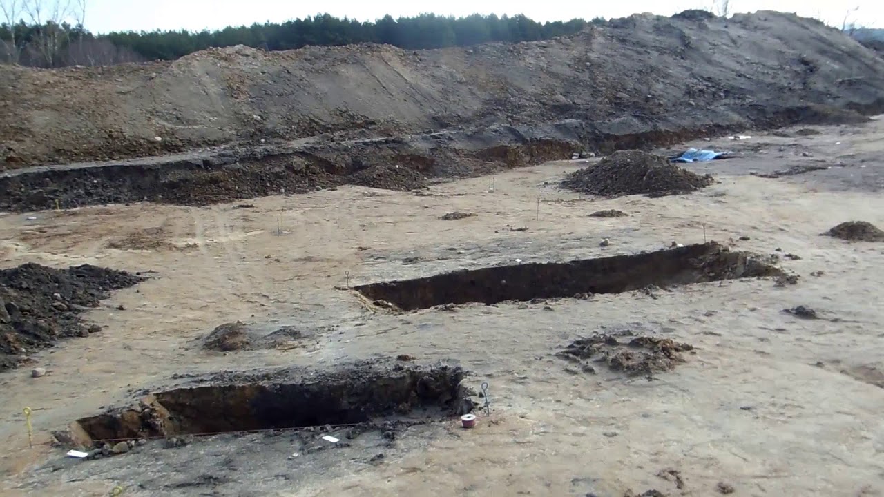 W&uuml;stung Listen bei Colbitz - A14 Baustelle im April 2018