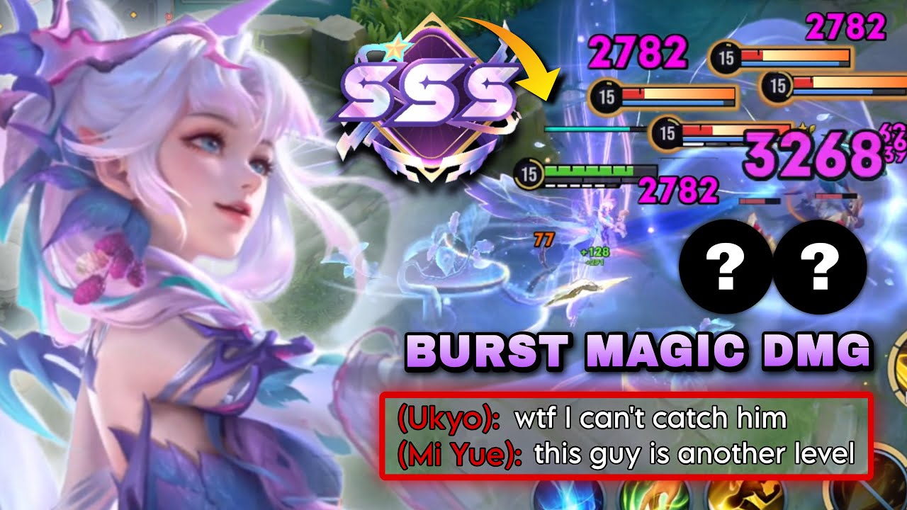SSS! TOP 1 ERIN BURST MAGIC DAMAGE IS UNKILLABLE IN FARM LANE! | ERIN BEST BUILD & ARCANA