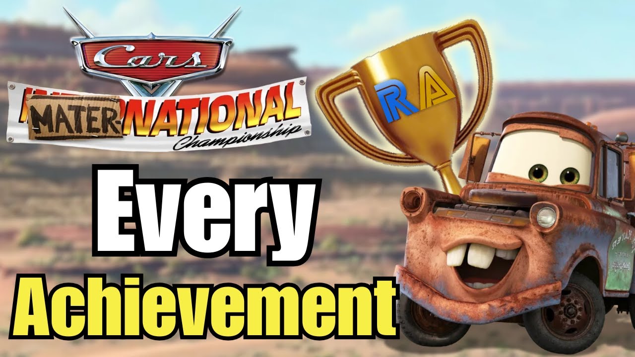 I Was The FIRST to Get EVERY ACHIEVEMENT in Cars: Mater-National Championship! | Retro Achievements