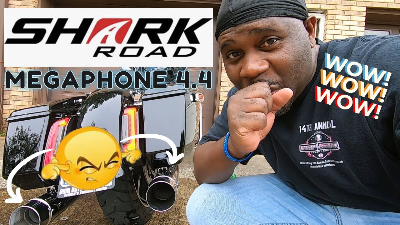 Installing SharkRoad Megaphone 4.4 Slip-on Exhaust on My 2024 Harley Davidson Road Glide😲💪🏿 Ep.15