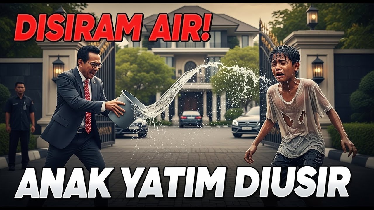 MILIARDER USIR BOCAH YATIM DENGAN MENYIRAM AIR COMBERAN - KETIKA MILIARDER JATUH MISKIN
