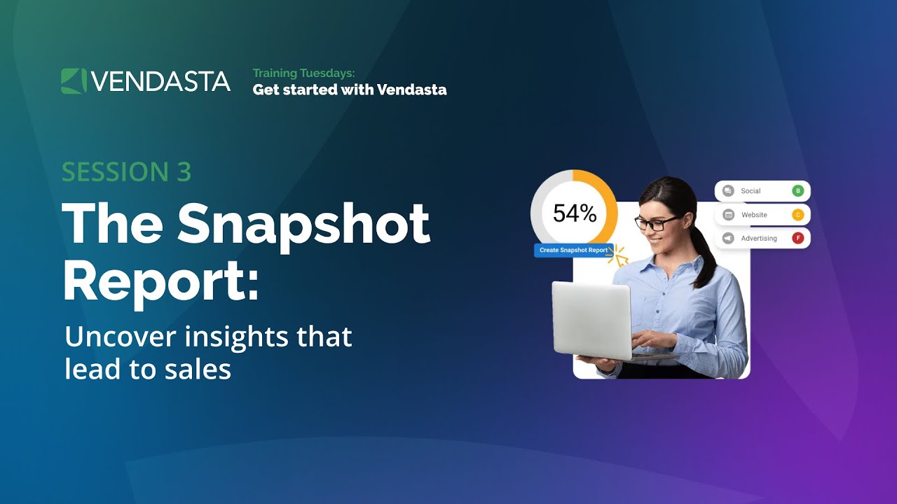 The Snapshot Report: uncover insights that lead to sales