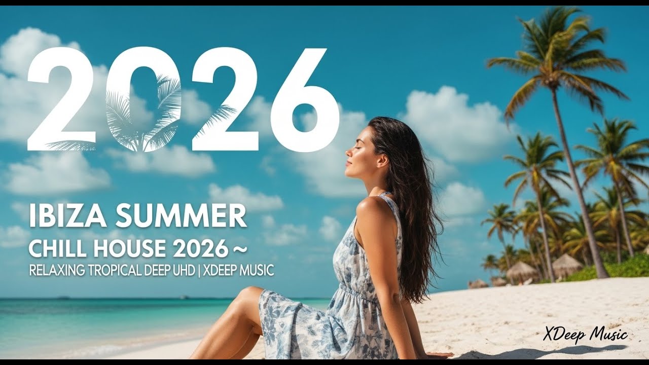 Ibiza Summer Chill House 2026 🌴 Relaxing Tropical Deep Mix 4K UHD | XDeep Music