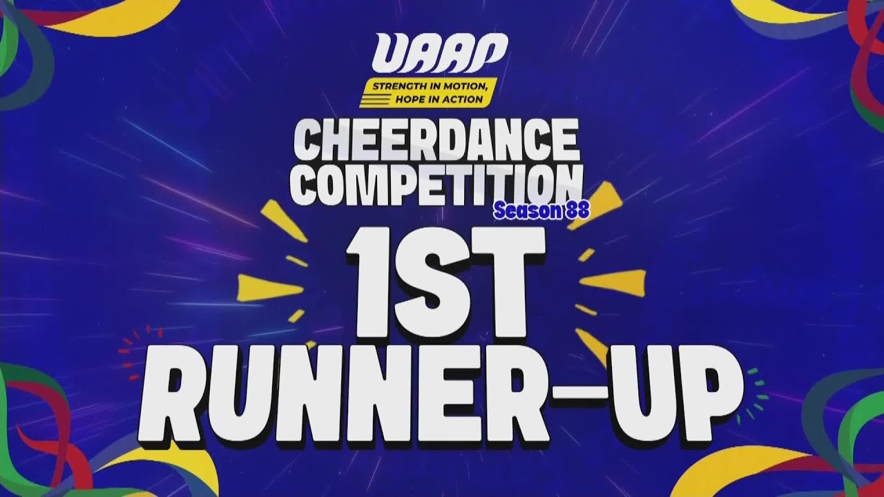 ADAMSON PEP SQUAD 1st runner-up awarding | UAAP Season 88 Cheerdance Competition