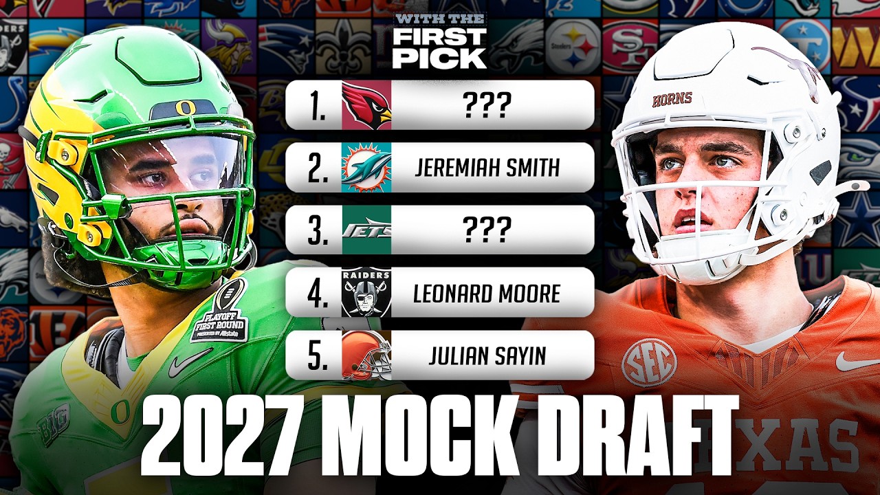 2027 NFL Mock Draft | Full 1st Round Entering Week 0 Of College Football!