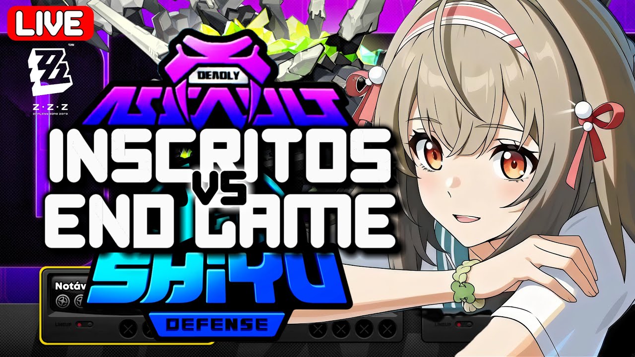LIVE ESPECIAL DE ANÁLISES DE CONTAS DE INSCRITOS VS END GAME! | Zenless Zone Zero