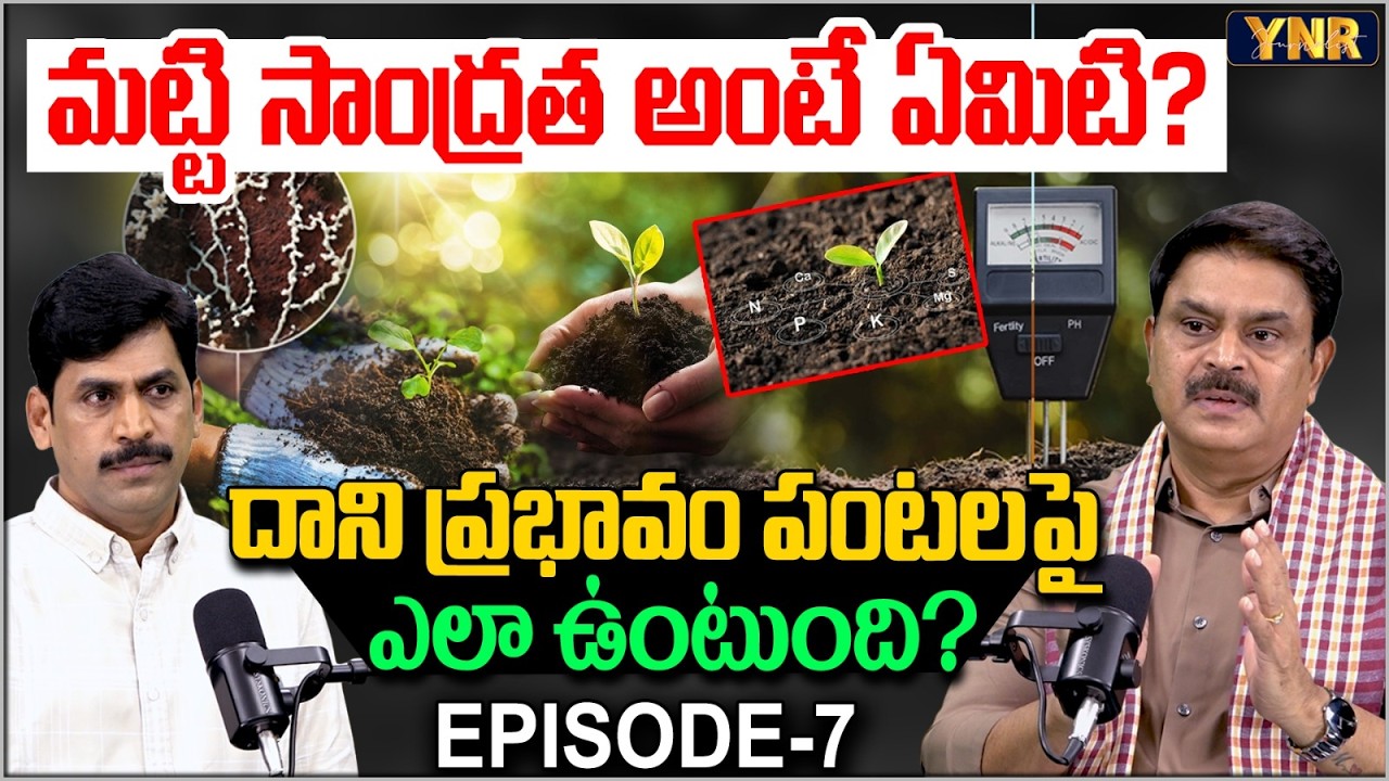 What is Soil Density? | EPISODE-7 : Prathibha Biotech MD Rajasekhar Reddy | Journalist YNR