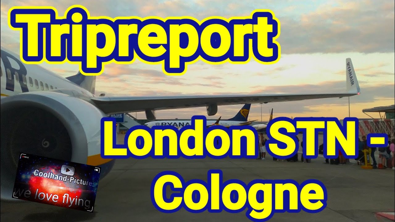 Trip Report - Travel Report Ryanair London Stansted STN - Cologne Bonn CGN #tripreport  #ryanair