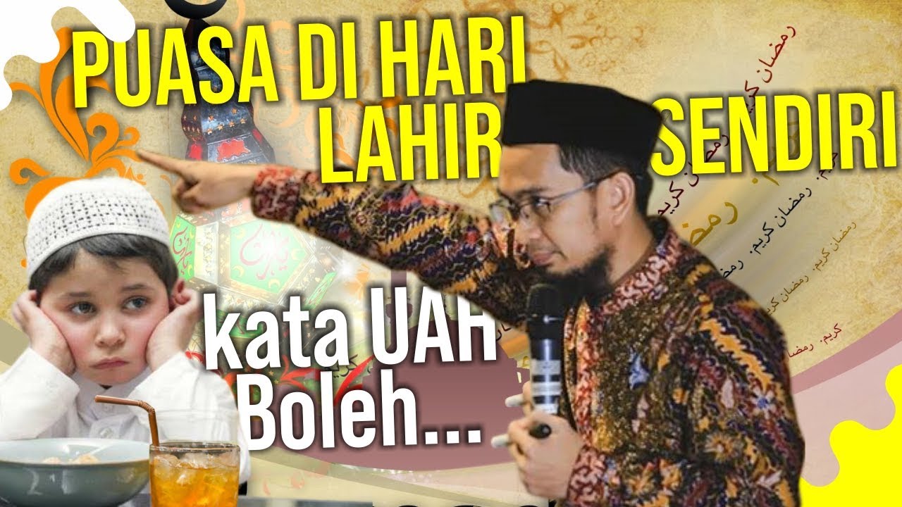 GEGER‼️ Ust. Adi Bolehkan PUASA di Hari Lahir Sendiri⁉️ Ini Alasannya - Ustadz Adi Hidayat LC MA