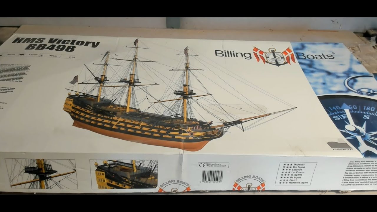 Распаковка корабля Billings Boats HMS Victory