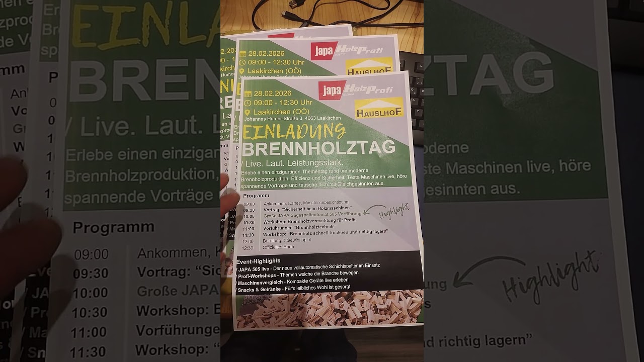 Brennholz Tag beim Holzprofi @HolzprofiAustria