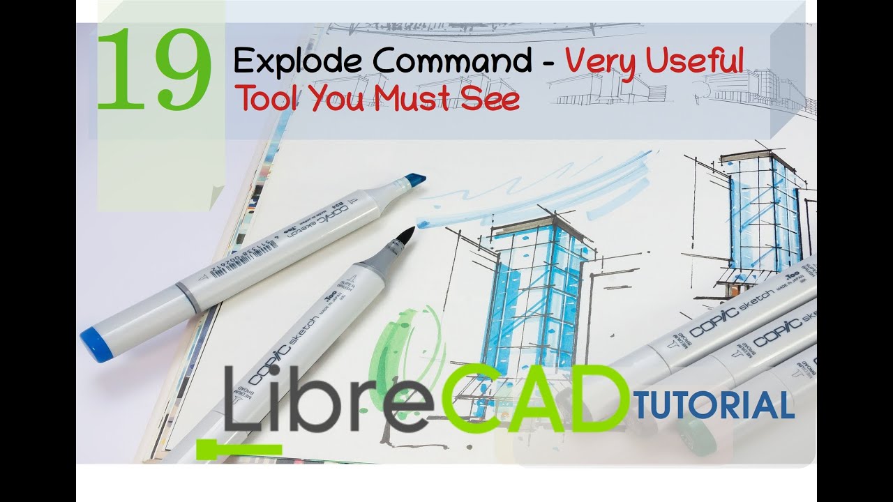 How to Use Explode Command - LIBRECAD