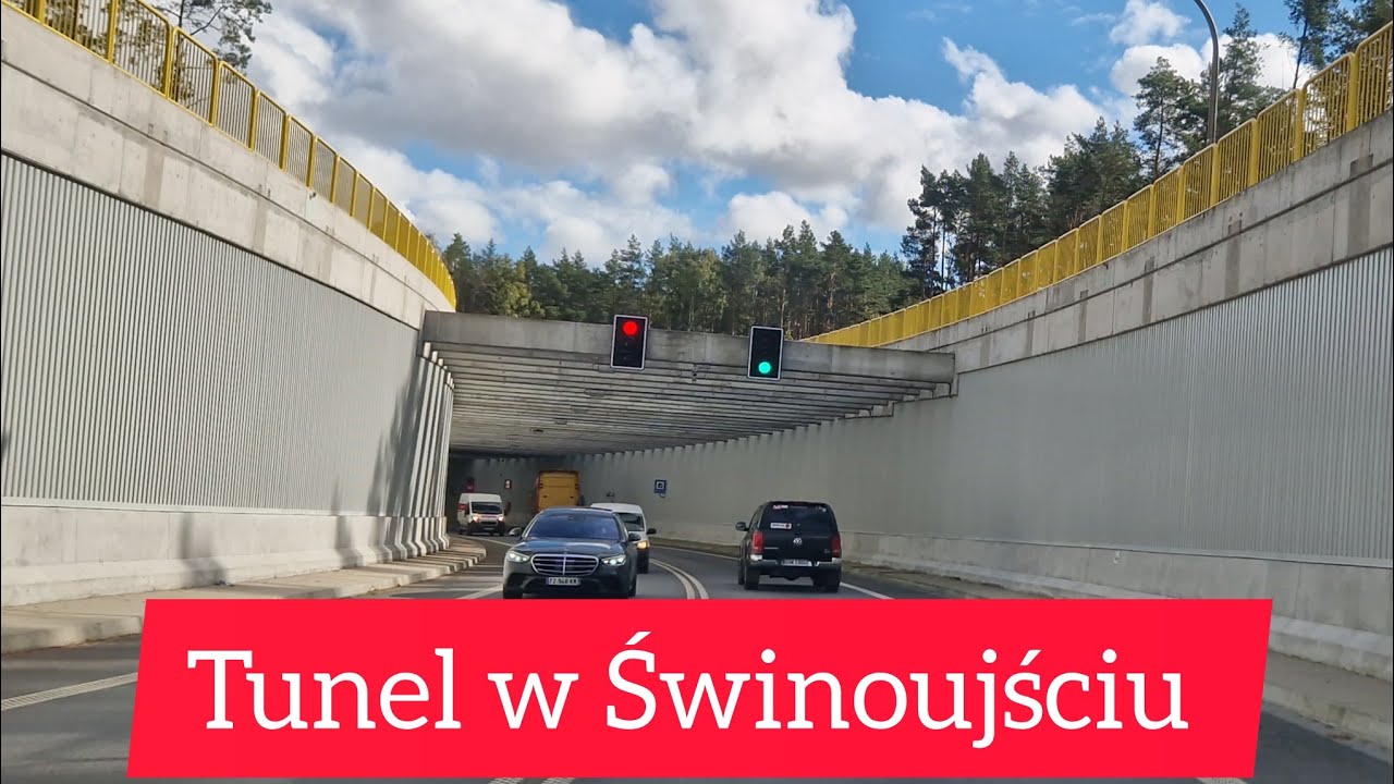 Świnoujście - Tunel w Świnoujściu - wyjazd ze Świnoujścia S3