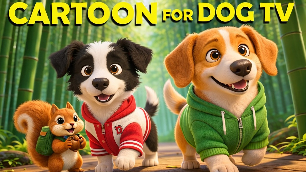 🐾Cartoons for dogs: The best cartoons for puppies to watch 🐶 Reduces anxiety, promotes deep sleep