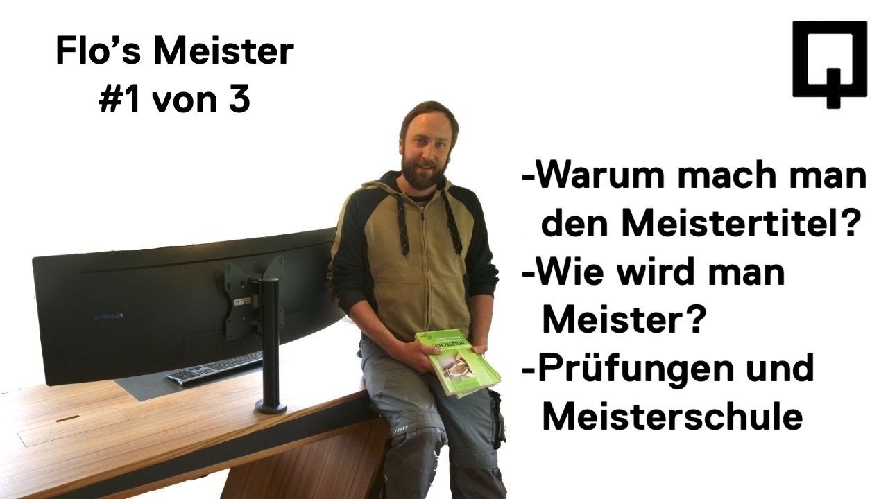 Meistertitel im Handwerk Schreiner/ Tischler - Flo's Meister so kam er zum Meistertitel Teil 1 von 3