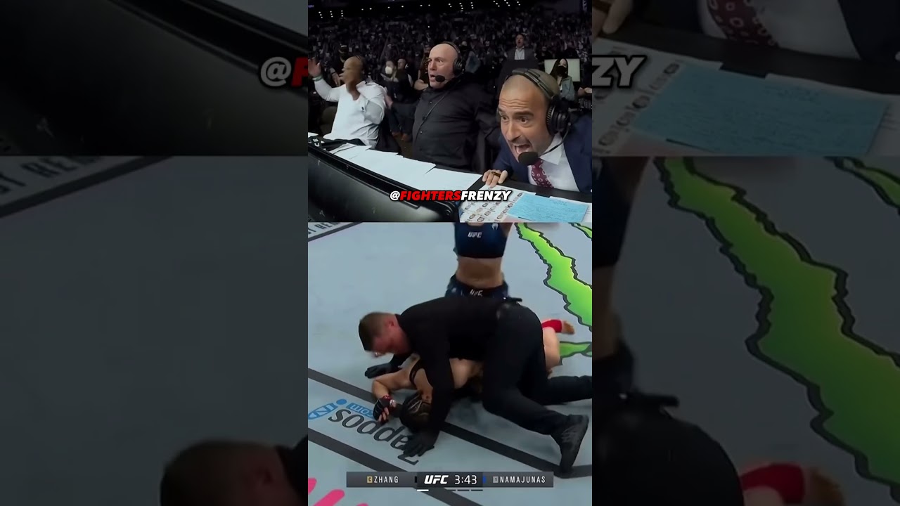 Joe Rogans BEST REACTION To UFC KO! 😮 #ufc #mma #joerogan