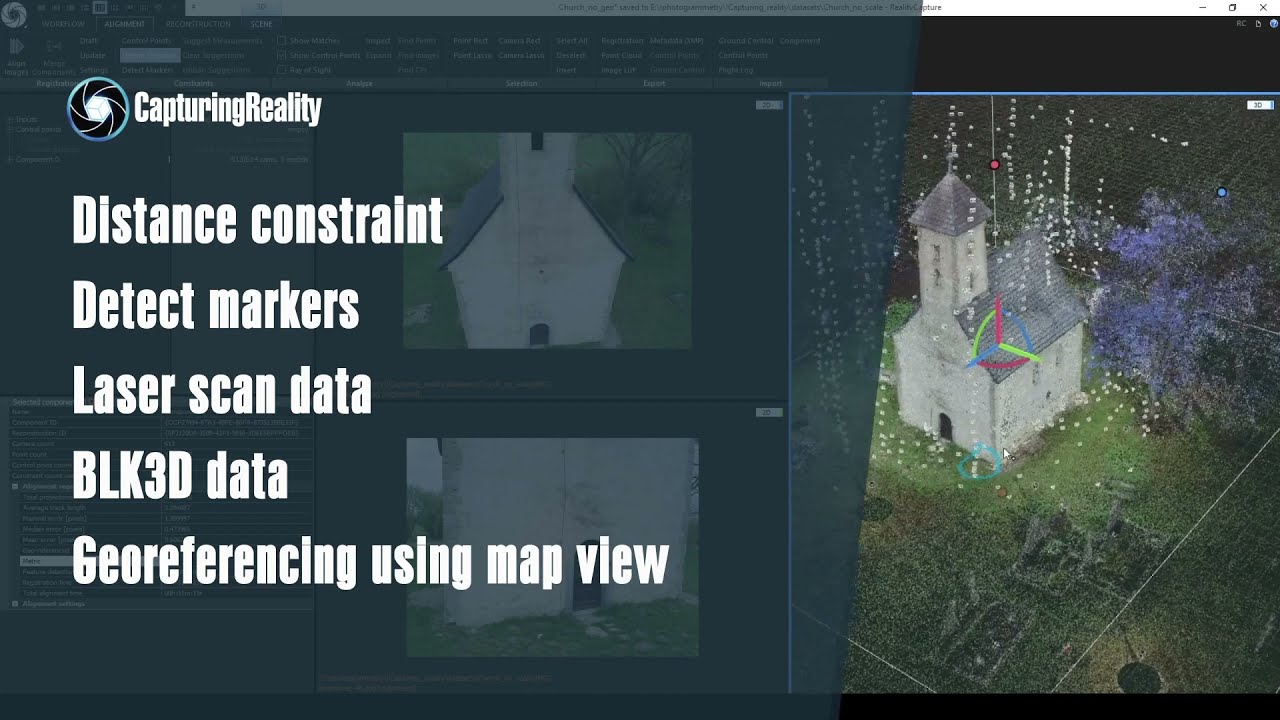 RealityCapture tutorial - Scaling methods