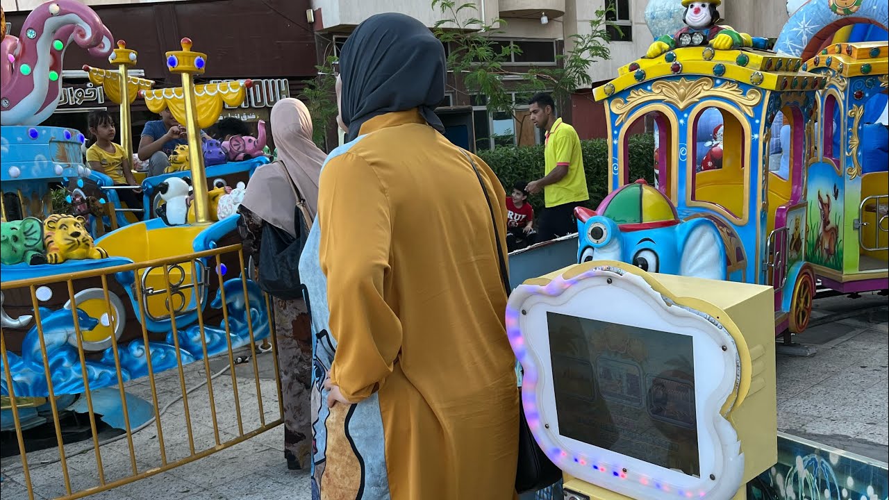 ملاهى مائية جابى بااااارك🥰شارع النيل العب وتسوق ومطاعم بمدينة رأس البر ٢٠٢٤