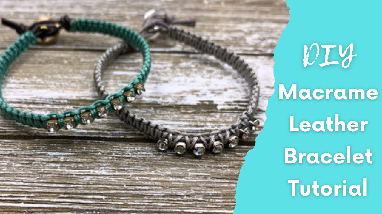 Learn how to macrame the easy Layer Me Up bracelet.