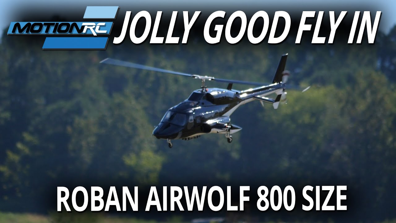 Roban Airwolf 800 Size RC Helicopter Flight - Motion RC