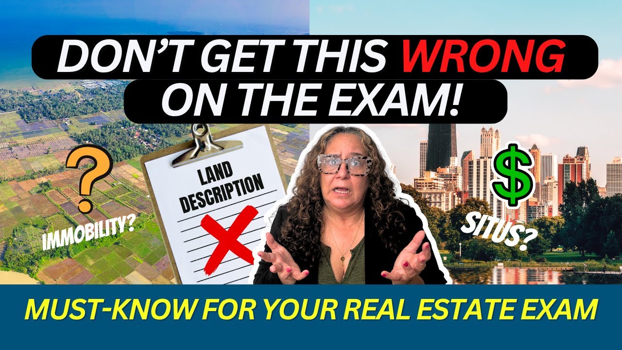 Master These Land Characteristics & Legal Descriptions (Real Estate Exam Must-Knows!)