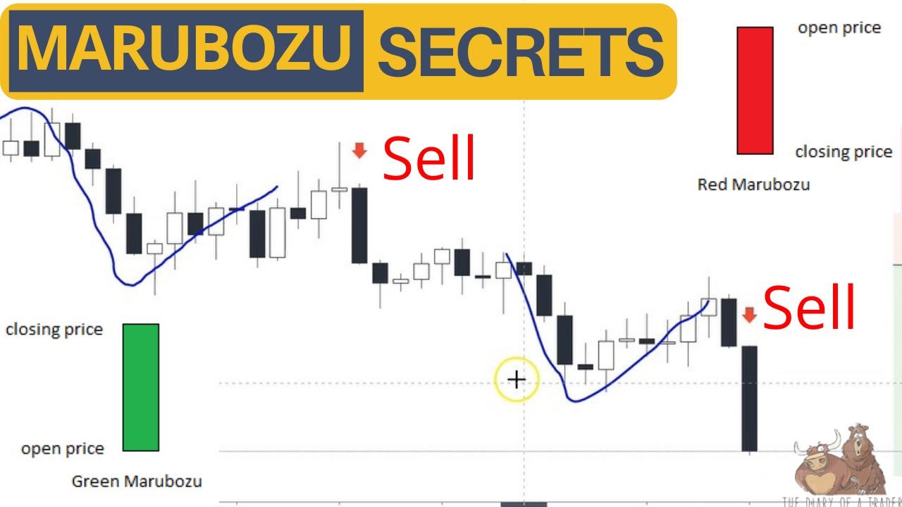Marubozu candlestick trading - best Japanese candlestick patterns 2024