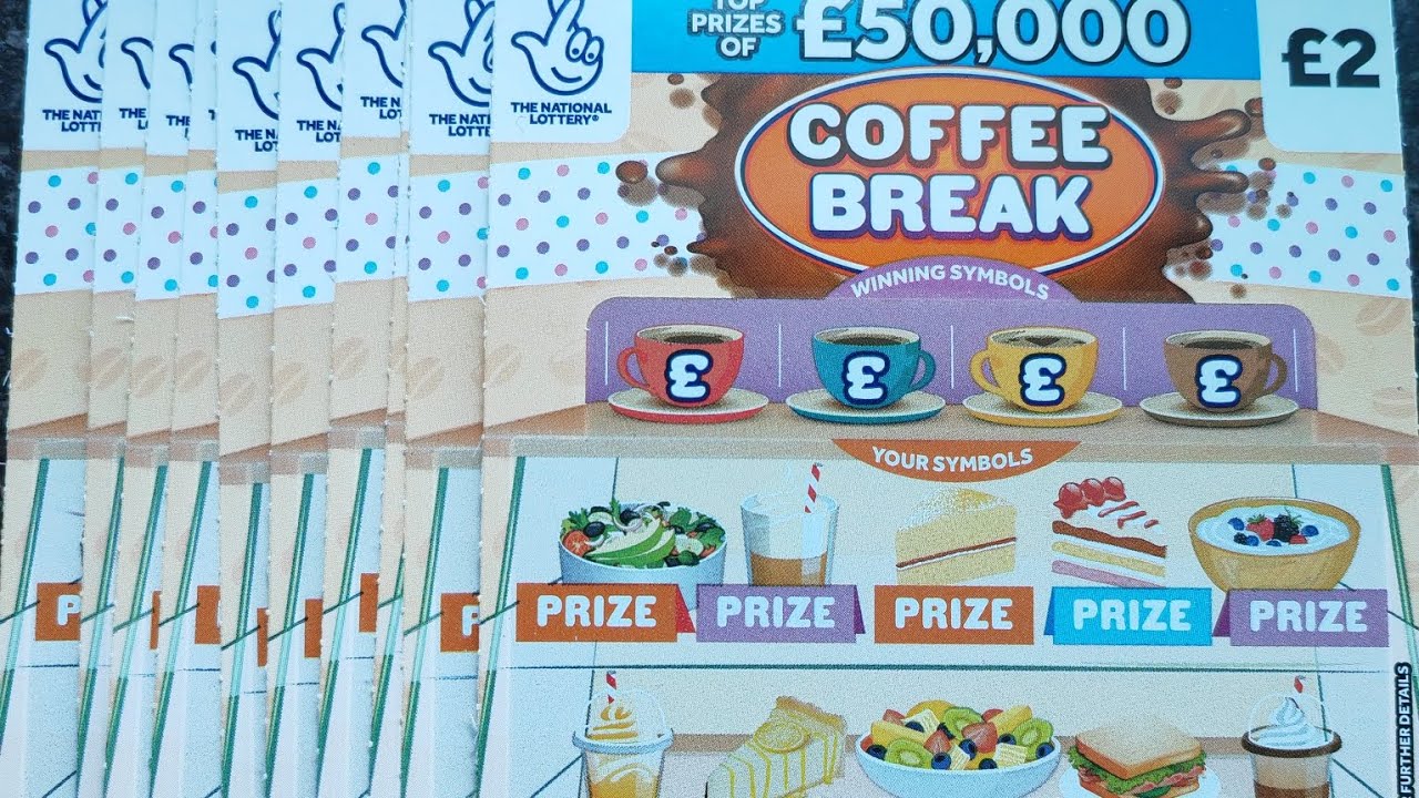 New coffee break scratch cards £20 in play