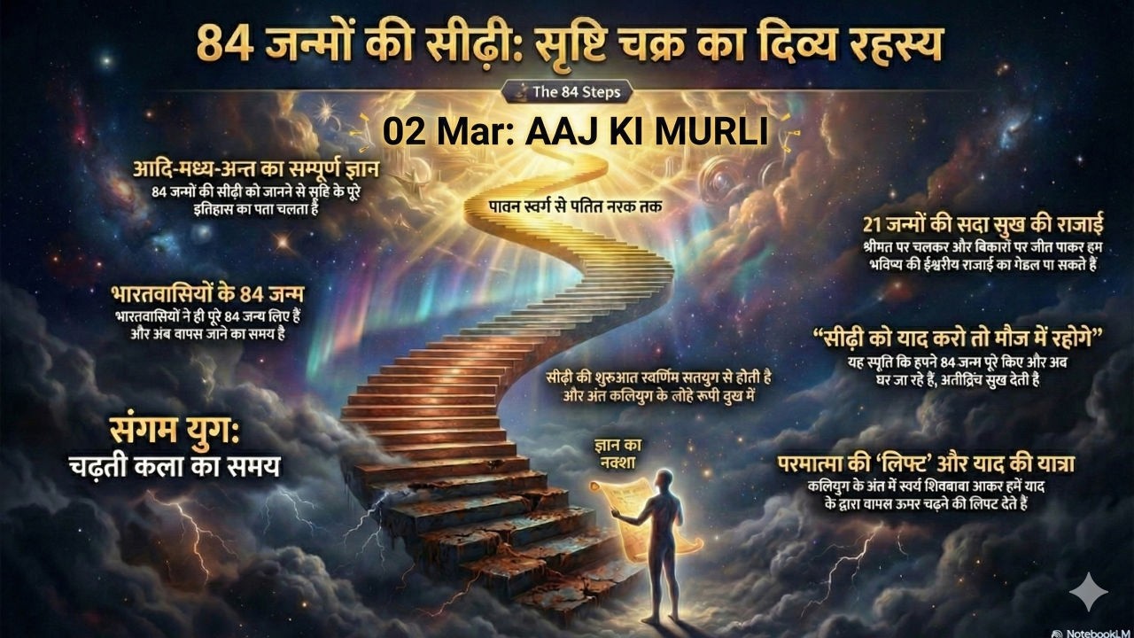 आज की मुरली 02-03-2026 | योग कराने वाले सावधान ⚠️ | सेवा या डिससर्विस?