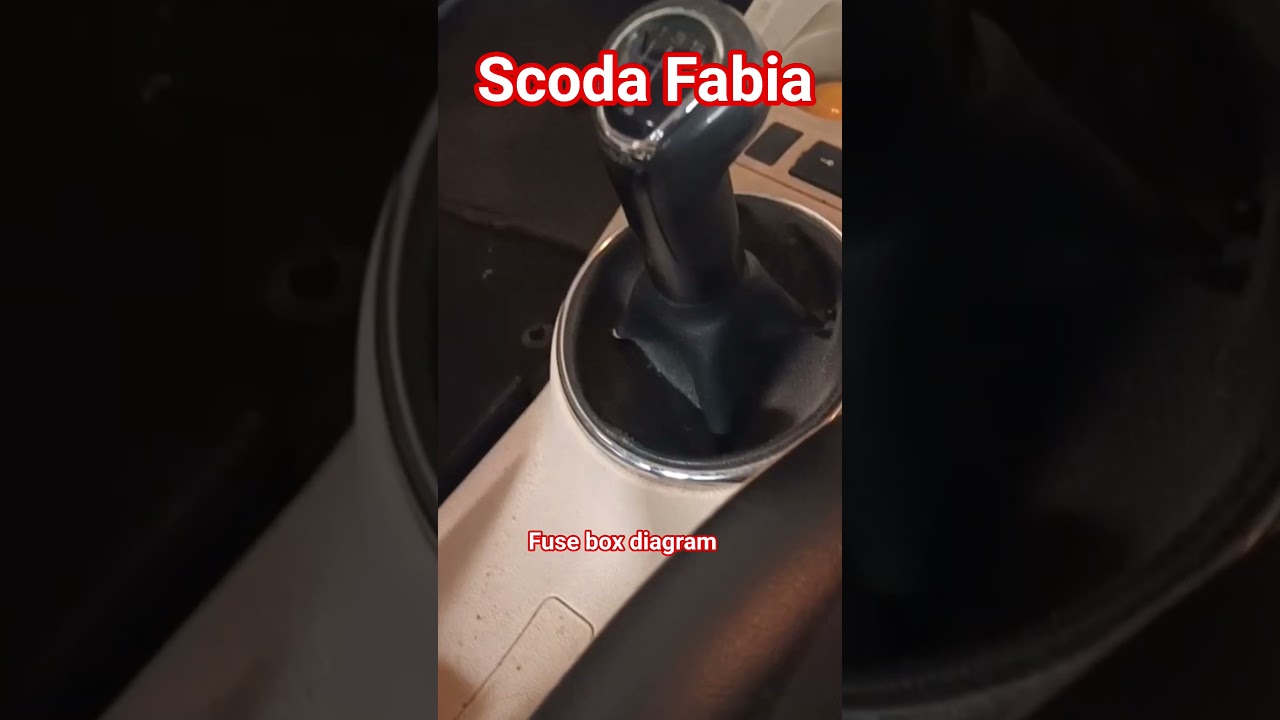 Skoda Fabia fuse box diagram##Skoda Fabia fuse and relay location##Skoda Fabia##fuse box##diagram##