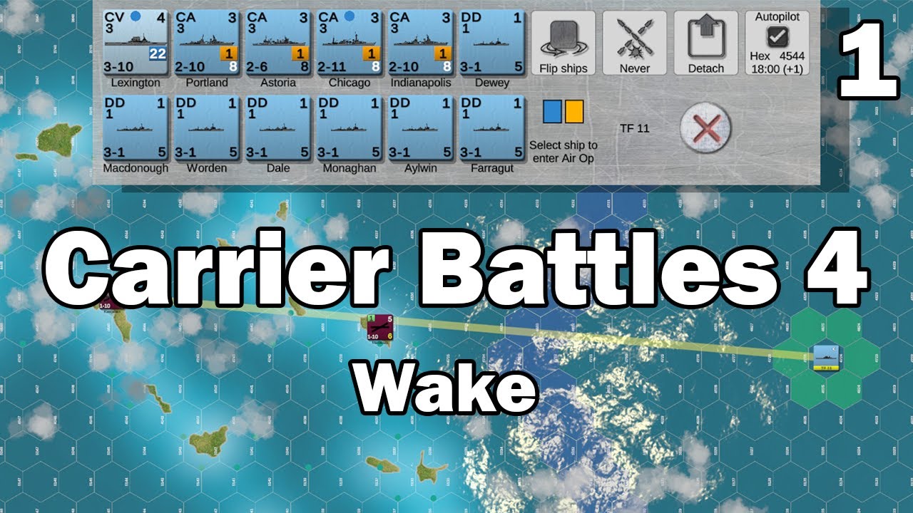 Carrier Battles 4 - Wake 1 - Dawn in the Pacific