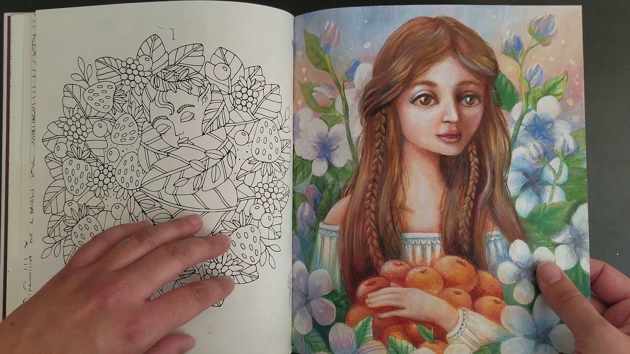 Coloring Book Review and Full Flip Through - Sagor Och Sagnor - @lauracolorstoo