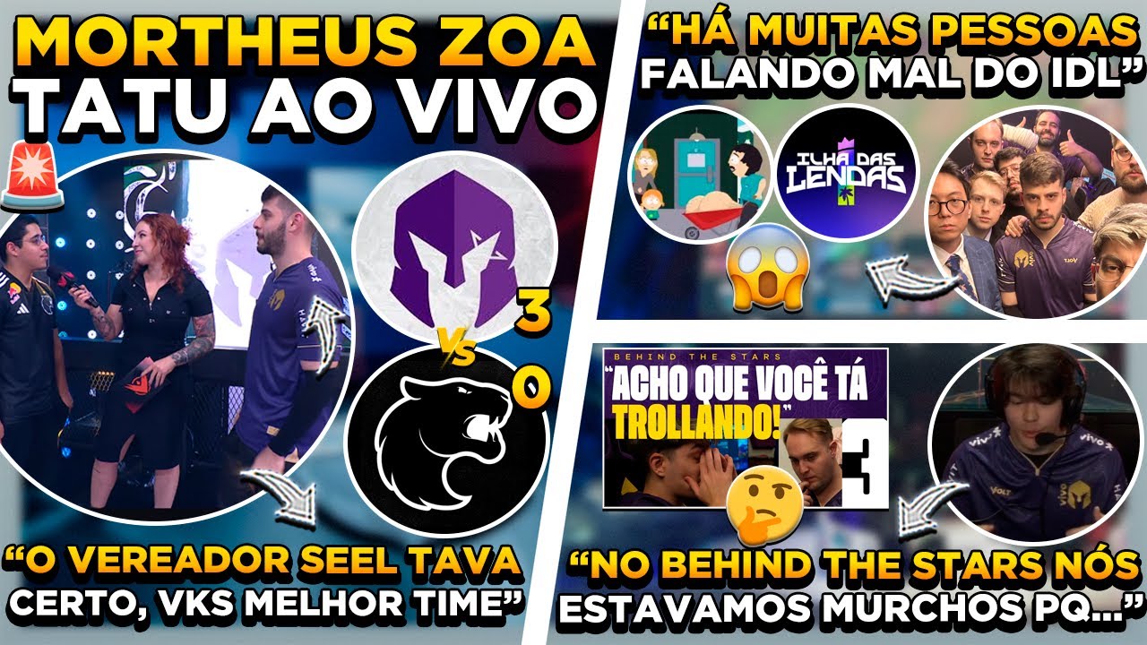 TATU CUMPRE PROMESSA AO MORTHEUS ao VIVO ! SEEL SAIU EM DEFESA DO IDL ! BOAL FOI SINCERO PRA SUCATA