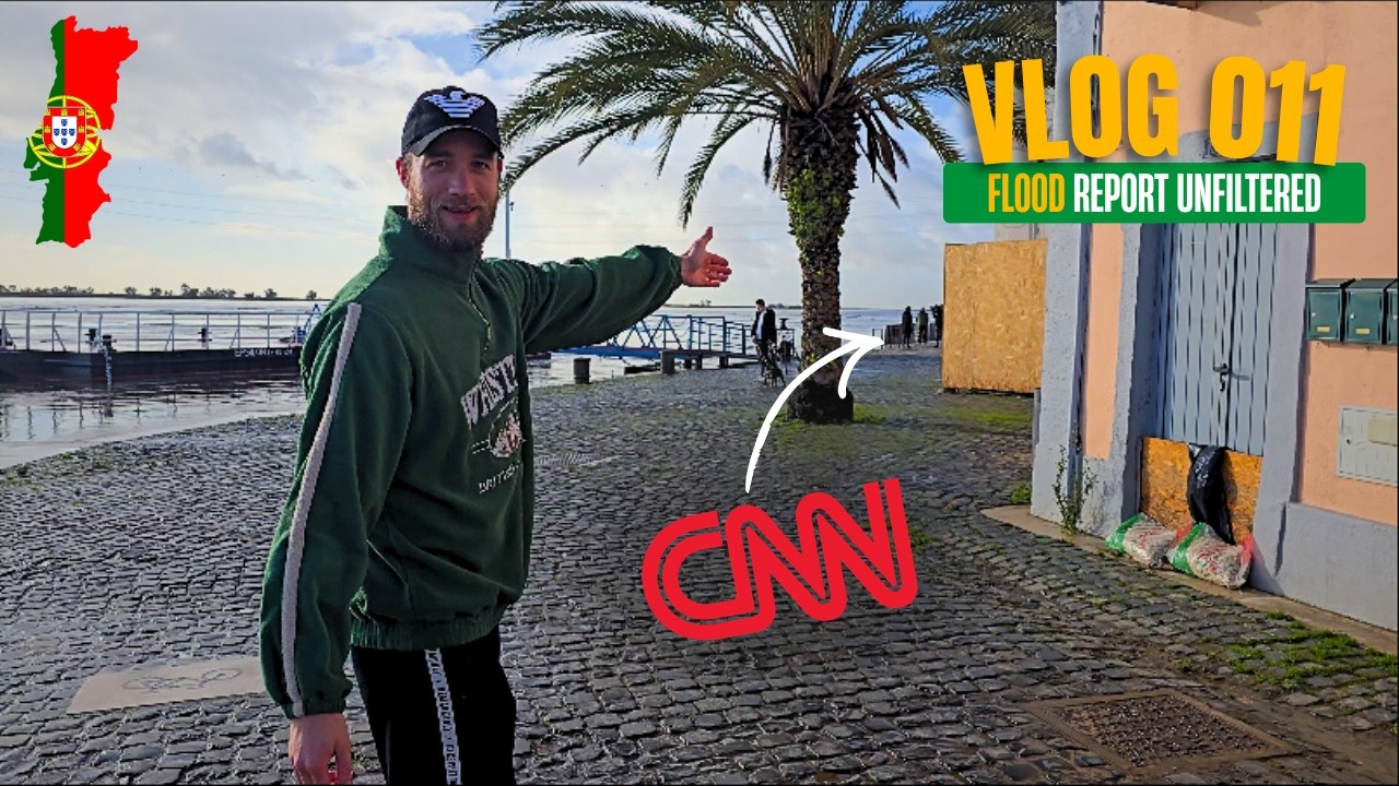 Flutkatastrophe in Portugal?! Ich DECKE auf, wie CNN die Bilder dramatisiert 😳🇵🇹 | Portugal Vlog