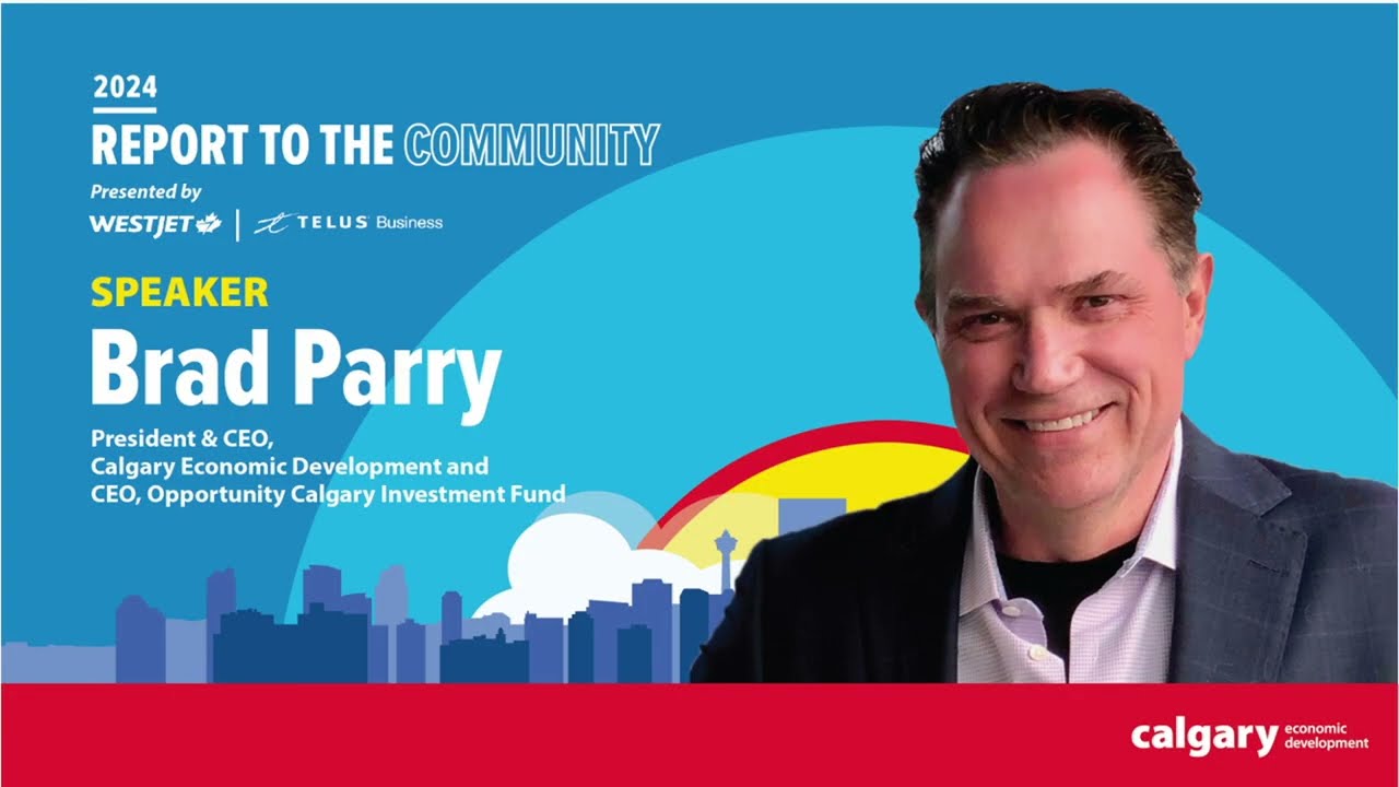 Brad Parry shares Calgary Economic Development highlights at 2024 Report to the Community