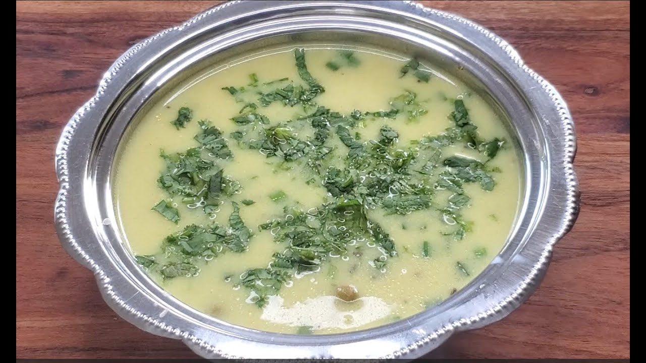 लिलवा कड़ी: 10 मिनट में तैयार, स्वादिष्ट और सरल! Gujarat ki Tuvar Lilva Kadhi in 10 minutes