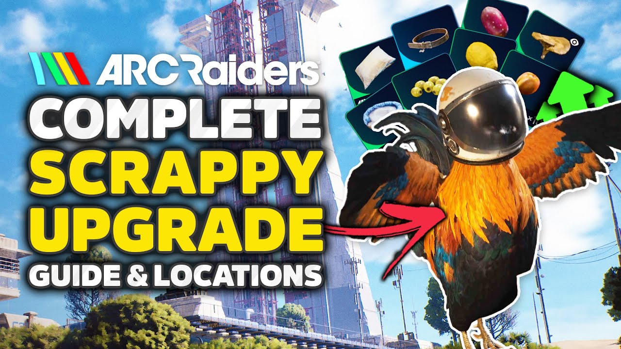ARC Raiders — Полное руководство по добыче для улучшения SCRAPPY | Как получить грибы, груши, соб...