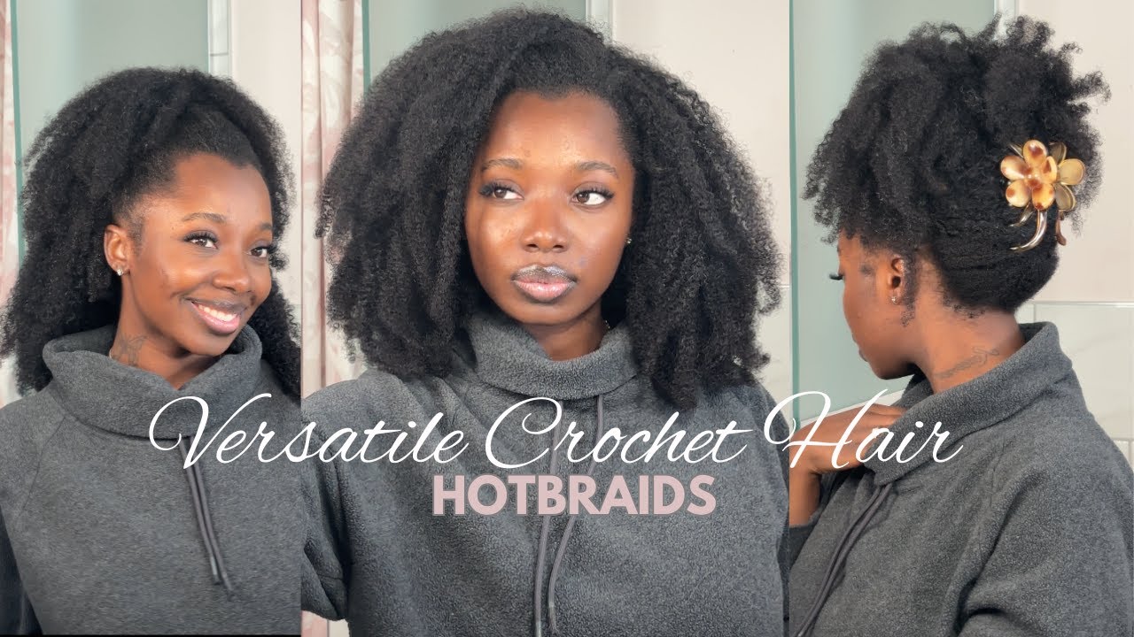 Reusable Versatile Natural Crochet 4A4B Texture ft HotBraids| 2 Month Update | Easy Crochet Install