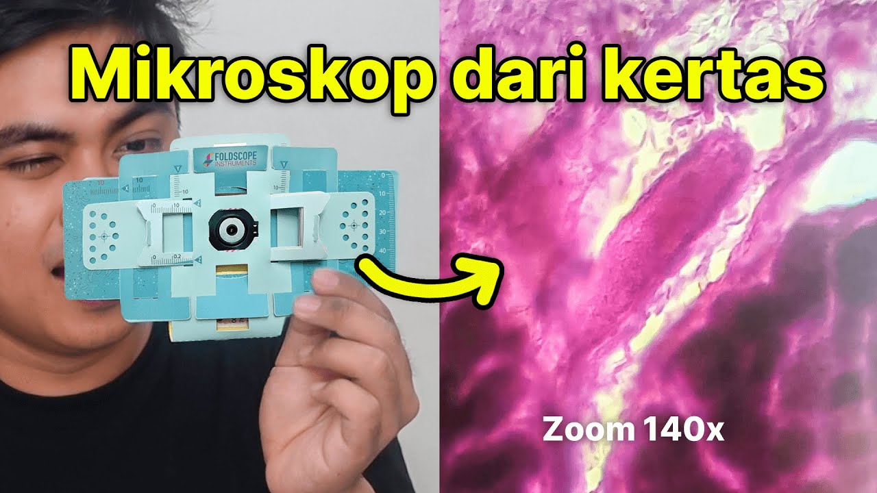 Nyobain barang sains aneh yang dijual online... (Mikroskop kertas)