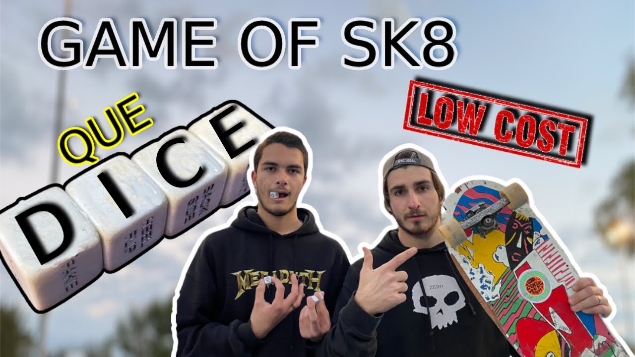 SKATE DICE con PATIN 80s RESTAURADO!!