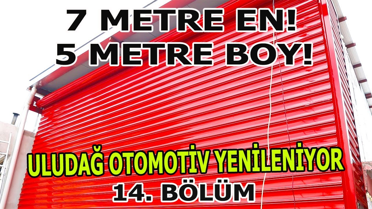 ELEKTRİKLİ KEPENK MONTAJI (7 Metre En 5 Metre Boy)