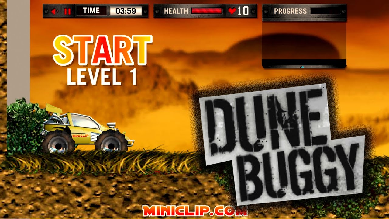 Dune Buggy - Nostalgic SWF Game
