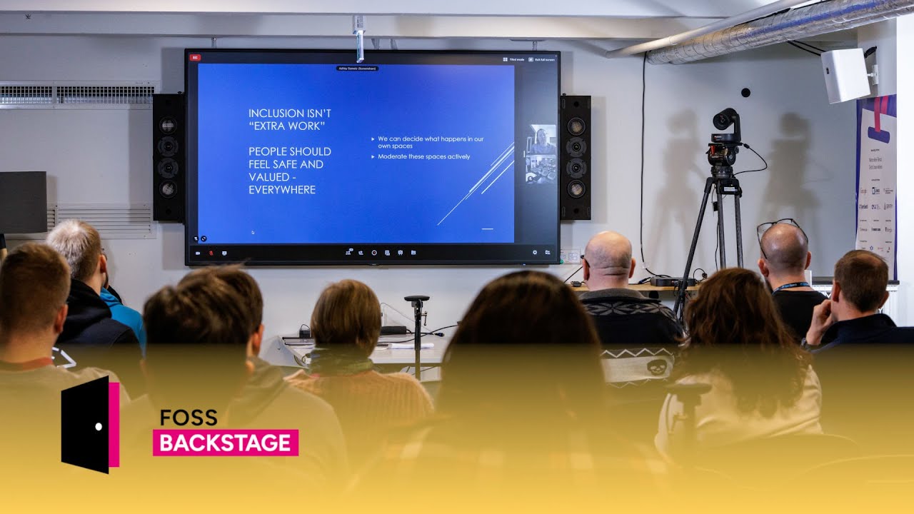 Ashley Sametz &ndash; Commit to Inclusion: Building Better Open Source Culture #FOSSBack