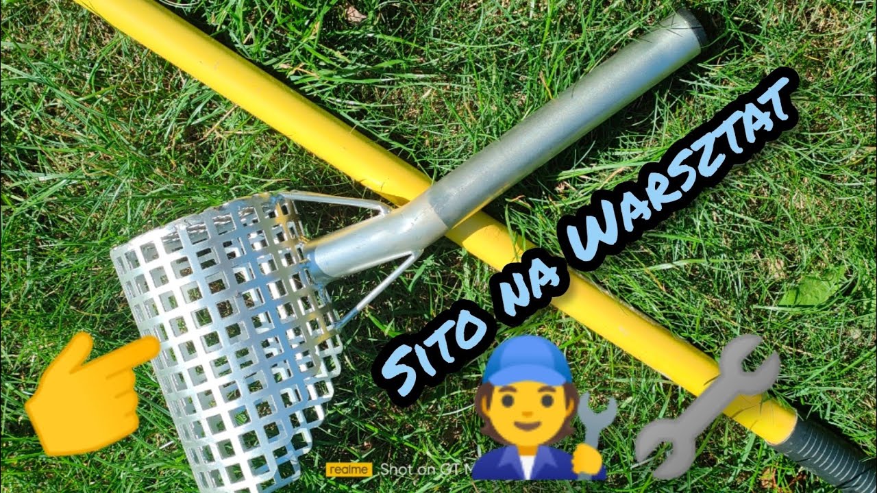 Sito plażowe na warsztat Przeróbka trzonka. Małe Duże Sito