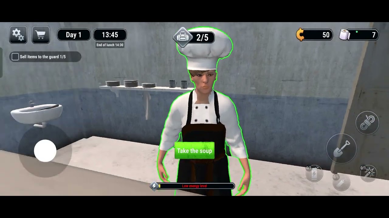 CAN I ESCAPE THE PRISON WITH A SPOON? PRISON ESCAPE SIMULATOR 3D # 1