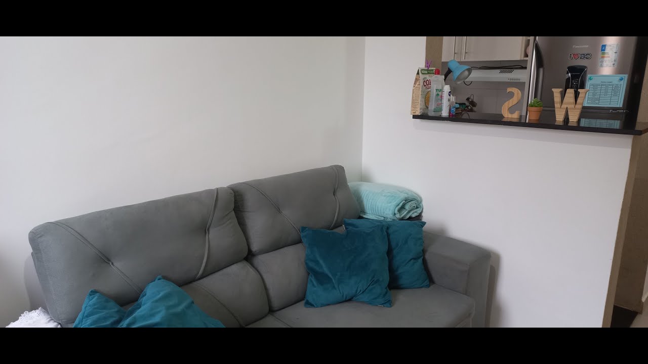 Apartamento MRV, sem móveis planejados.