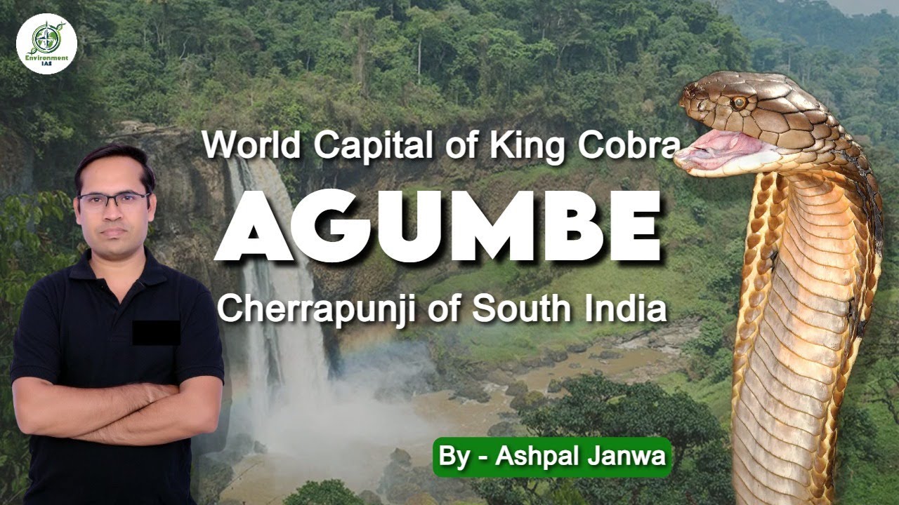 The Agumbe Rainforest- the Kobra Capital of World #Environment IAS #nature #forest #snake #upsc